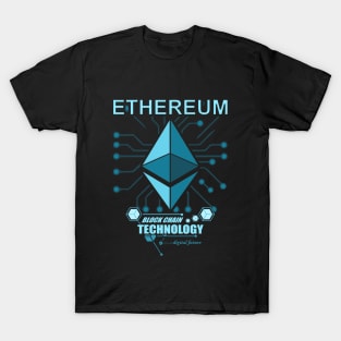 Ethereum - ETH - Digital Cryptocurrency Logo T-Shirt